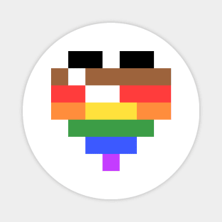 Pixel Heart - LGBT+ Pride Magnet
